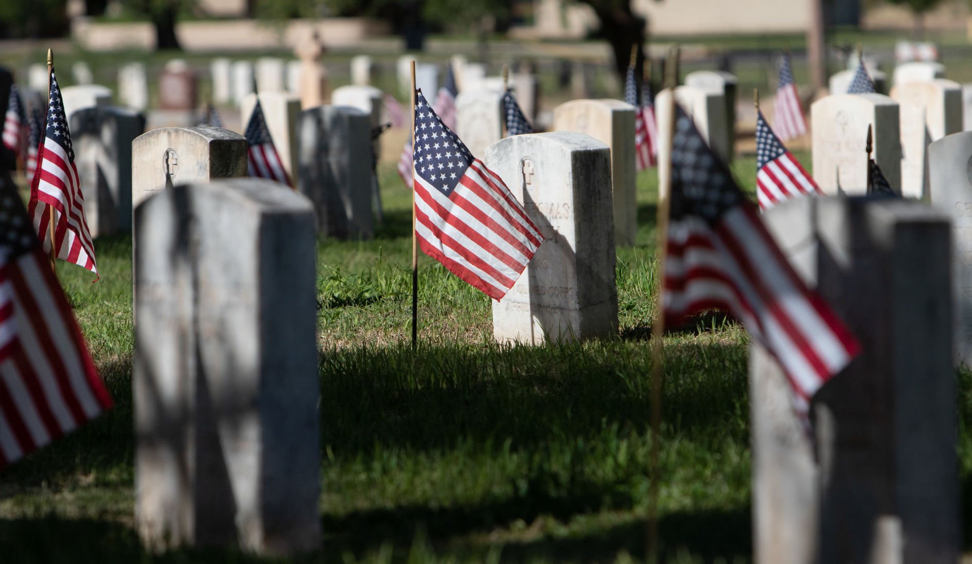 Memorial Day flags